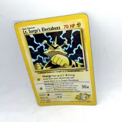 Lt. Surge's Electabuzz Gym Heroes #6/132 Damaged / HP Holo 2000 Pokemon English - Image 3