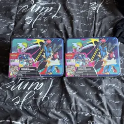 Pokemon 2025 Fall Mega Collector Chest Tin Box Lot Of 2 - Pokemon TCG - Image 1