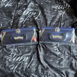 Pokemon 2025 Fall Mega Collector Chest Tin Box Lot Of 2 - Pokemon TCG - Image 2