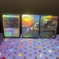 MTG Final Fantasy Card Foils Lot 3 Near Mint. Cards In Pictures. - Image 1