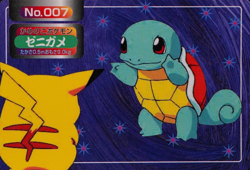 Pokemon Card Squirtle 007 Topsun Nintendo Japanese F3187 - Image 1
