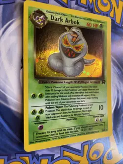 Dark Arbok 2/82 Team Rocket Pokemon Card Holo Foil Rare MP - Image 3