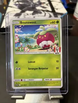 Pokemon Bounsweet 180/SM-P KFC Kentucky Fried Chicken Promo Card Stamp - Image 1