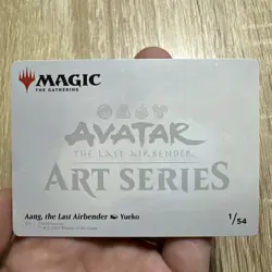 Aang ,The last Airbender art card 1/54 -MTG art series - Image 2