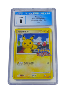Pikachu 7/16 Pokemon Rumble Holo CGC 6 Ex/NM 8045 - Image 1