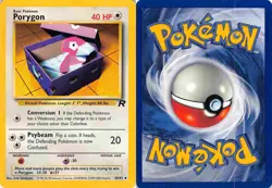Porygon 48/82 Uncommon Team Rocket Pokemon LP - Image 3