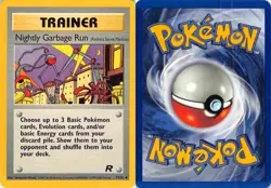 Nightly Garbage Run 77/82 Uncommon Team Rocket Pokemon LP - Image 3