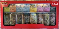 NEW - Pokemon Scarlet & Violet-Prismatic Evolutions Mini Tin Costco Set Of 8 - Image 1