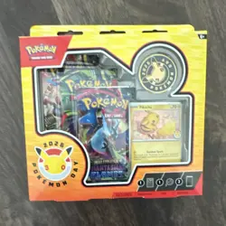 Pokemon Day 2026 Collection Sealed Box Pikachu Promo Coin Stamp 3 Booster Packs - Image 1