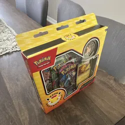 Pokemon Day 2026 Collection Sealed Box Pikachu Promo Coin Stamp 3 Booster Packs - Image 3