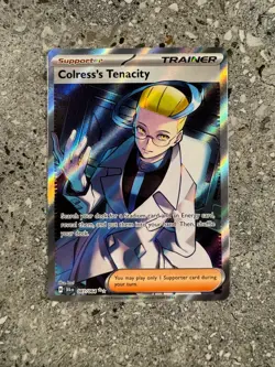 Pokemon TCG Colress's Tenacity 087/064 Shrouded Fable Full Art Ultra Rare NM-M - Image 1