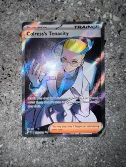 Pokemon TCG Colress's Tenacity 087/064 Shrouded Fable Full Art Ultra Rare NM-M - Image 3