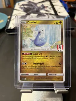 Pokemon Dratini 185/SM-P KFC Kentucky Fried Chicken Promo Card - Image 1