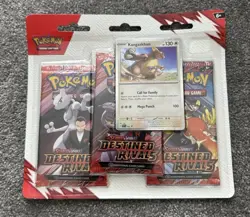 Pokemon TCG - Destined Rivals - Triple Blister Booster Pack - Zebstrika Sealed - Image 1