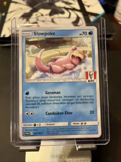Slowpoke KFC 183/Sm-p Indonesian Chaki Kids Promo 2020 LP Pokemon - Image 1