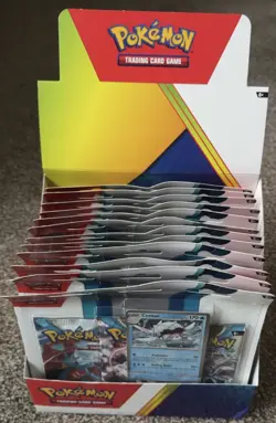 12 x Pokemon TCG Paradox Rift 3 Pack Blister - Full Display Booster Box 36 Packs - Image 1