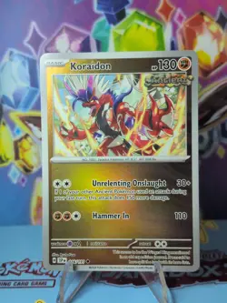 Pokemon TCG Surging Sparks Koraidon Uncommon Reverse Holo SSP 116/191 NM - Image 1