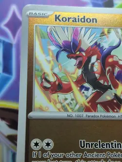 Pokemon TCG Surging Sparks Koraidon Uncommon Reverse Holo SSP 116/191 NM - Image 2