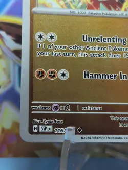 Pokemon TCG Surging Sparks Koraidon Uncommon Reverse Holo SSP 116/191 NM - Image 4