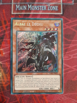Yu-Gi-Oh! Albaz le Dechu : SE RA01-FR021 secrete rare - Image 1