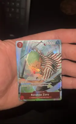 Roronoa Zoro - OP14-015 (Alternate Art) OP14-015 The Azure Sea's Seven Foil - Image 1