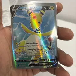 Ampharos V 171/185 - Vivid Voltage - Ultra Rare Holo Pokemon Card Near Mint - Image 1