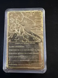 Pokemon 23K Gold Plated Trading Card Set : Burger King Ltd Edition 1999 Set - Image 3