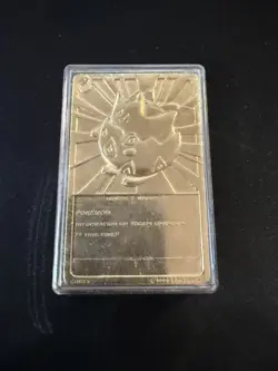 Pokemon 23K Gold Plated Trading Card Set : Burger King Ltd Edition 1999 Set - Image 5
