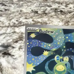 Pokemon Budew 221/217 ASR Full Art Holo Basic 30HP Plant Card - Image 3