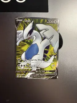 Pokemon Lugia V 185/195 Swsh12: Silver Tempest Ultra Rare Full Art Holo Card - Image 2