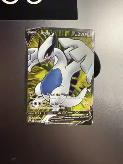 Pokemon Lugia V 185/195 Swsh12: Silver Tempest Ultra Rare Full Art Holo Card - Image 3