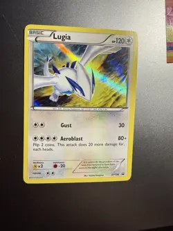 Lugia XY156 Black Star Promo Black Star RARE Holo Pokemon Card LP 2016 - Image 1