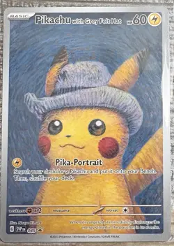 Pikachu with Grey Felt Hat 085 Sv: Scarlet & Violet Promo Cards Regular - Image 1