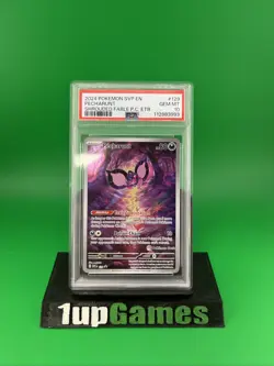 PSA 10 GEM MINT Pecharunt - SV Promo 129 (Pokemon Center Stamp Exclusive) - Image 1