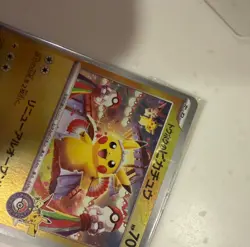 Japanese Pikachu Promo 260/SV-P Gold Holo Sealed Pokemon Center Promo Card - Image 4
