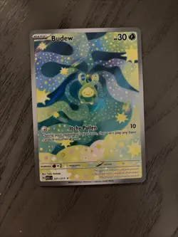 Pokemon TCG Ascended Heroes Budew 221/217 Near Mint Condition Pack Fresh - Image 1