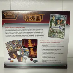 🔥Pokemon Center Scarlet & Violet Obsidian Flames ETB (SEALED) w/ Acrylic case. - Image 4