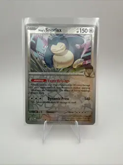 Hop's Snorlax Journey Together Holo Pokemon TCG 117/159 Scarlet Violet Sv09 Rare - Image 1