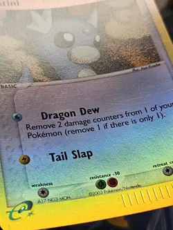 Pokemon EX Dragon Dratini Reverse Holo 26/97 EXCELLENT - Image 4