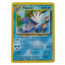 Pokemon TCG Poliwhirl Neo Discovery 44/75 Regular Unlimited Uncommon NM - Image 1
