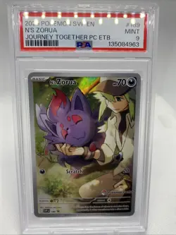 PSA 9 N's Zorua - 189 (Pokemon Center Exclusive) Sv: Scarlet & Violet Promo - Image 2