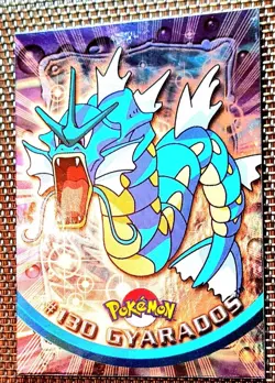2000 Pokemon Topps Series 3 Foil Holo, No rainbow, # 130 GYARADOS - Image 1