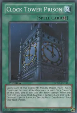 Clock Tower Prison - LCGX-EN141 - Common - 1st Edition - Lightly Played - Image 1