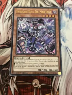 YUGIOH VANQUISH SOUL DR. MAD LOVE ULTRA RARE WISU-EN019 NEAR MINT - Image 1