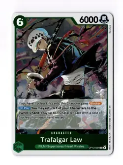 Carrying on His Will One Piece CCG Trafalgar Law #OP13-031 - Image 1