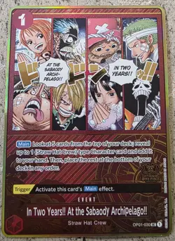 One Piece In Two Years!! Alt Art UC Japanese 2nd Anniversary Set English - Image 2