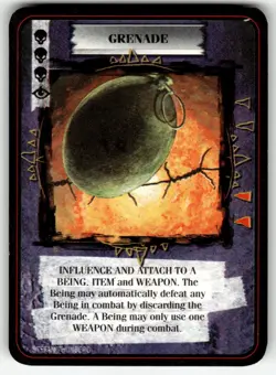 1995 Kult Reality is a Lie! Trading card game - GRENADE - Image 1