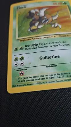 Pinsir 60 HP Holo Rare Pokemon TCG Jungle 9/64 Unlimited 1999 Wizards Card - Image 2