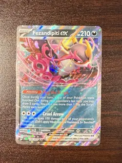 Fezandipiti EX Shrouded Fable Holo Double Rare Pokemon TCG Card - Image 1
