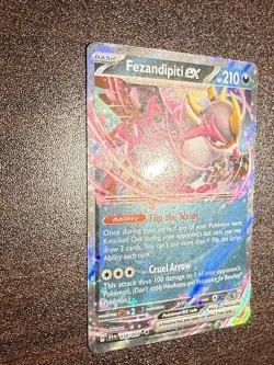 Fezandipiti EX Shrouded Fable Holo Double Rare Pokemon TCG Card - Image 3